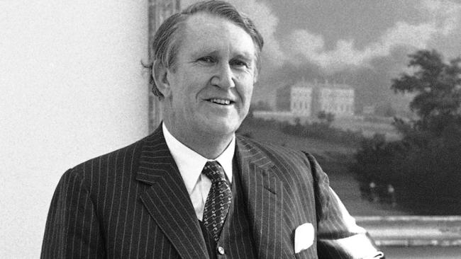 Former Australian prime minister Malcolm Fraser. Picture:  AP