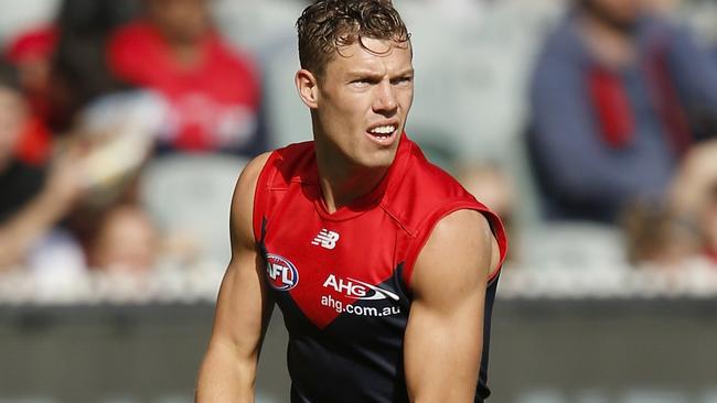 Jake Melksham in action for Melbourne.