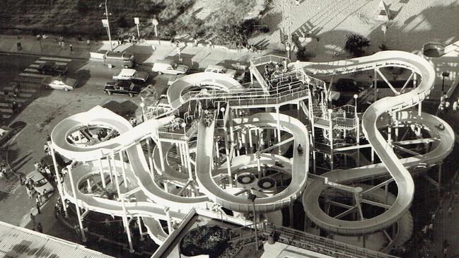 Grundy's waterslide at Surfers Paradise. Supplied photo.