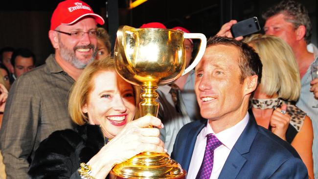 Gai Waterhouse won her first and only Melbourne Cup in 2013 with Fiorente, ridden by Damien Oliver.