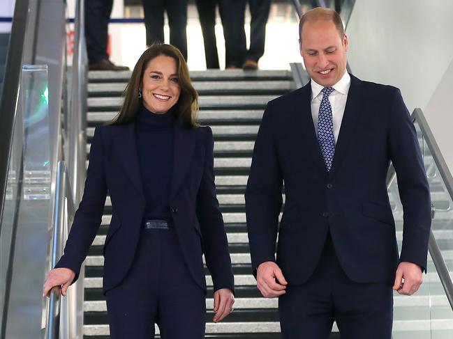 The Wales matched in suits. Picture: John Tlumacki/The Boston Globe via Getty Images.