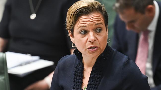 Communications Minister Michelle Rowland says Australians are likely to turn their backs on Facebook in response to the reckless and unethical corporate behaviour of the online platform’s parent company Meta. Picture: NCA NewsWire/Martin Ollman