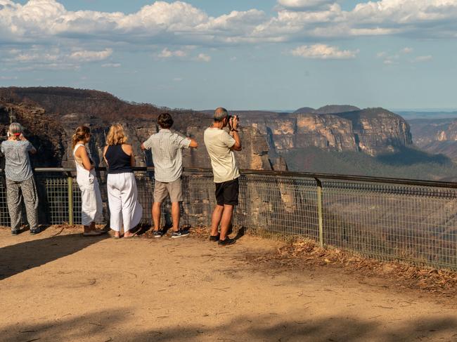 Blue Mountains after the fires had begun to rebuild, but then the COVID-19 pandemic hit. Picture: Jay Evans