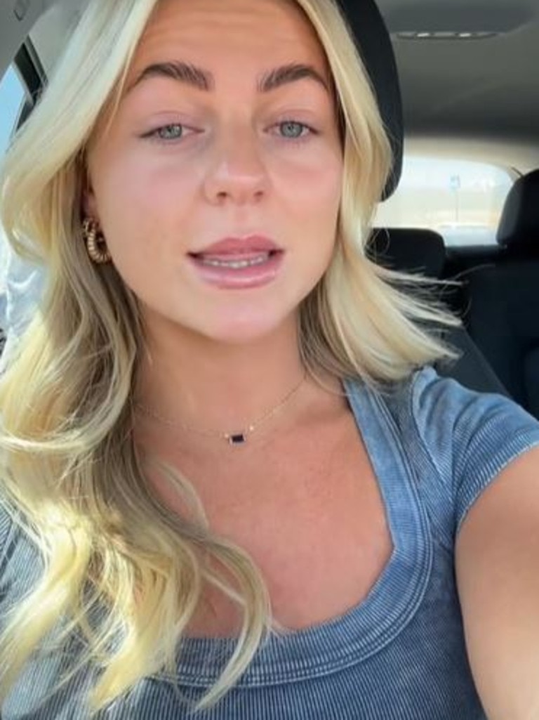 Abbie Adcox was forced to explain why she said “delta sucks” in a now viral video.