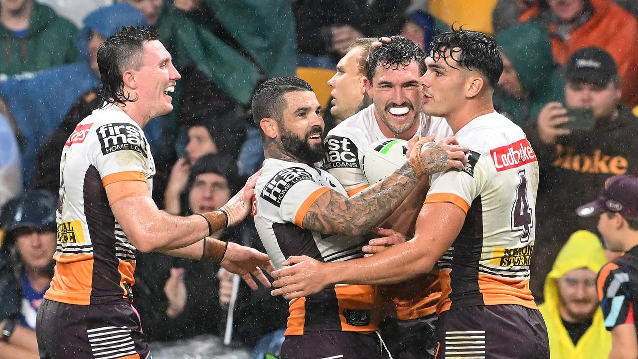 The Broncos have won five games in a row. Picture: Bradley Kanaris/Getty Images