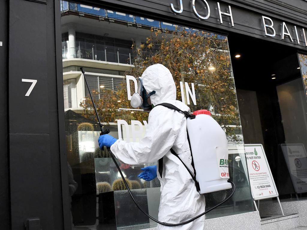 The Joh Bailey Hairdressing Salon at Double Bay was deep cleaned on Thursday afternoon after being reported as a high exposure site.