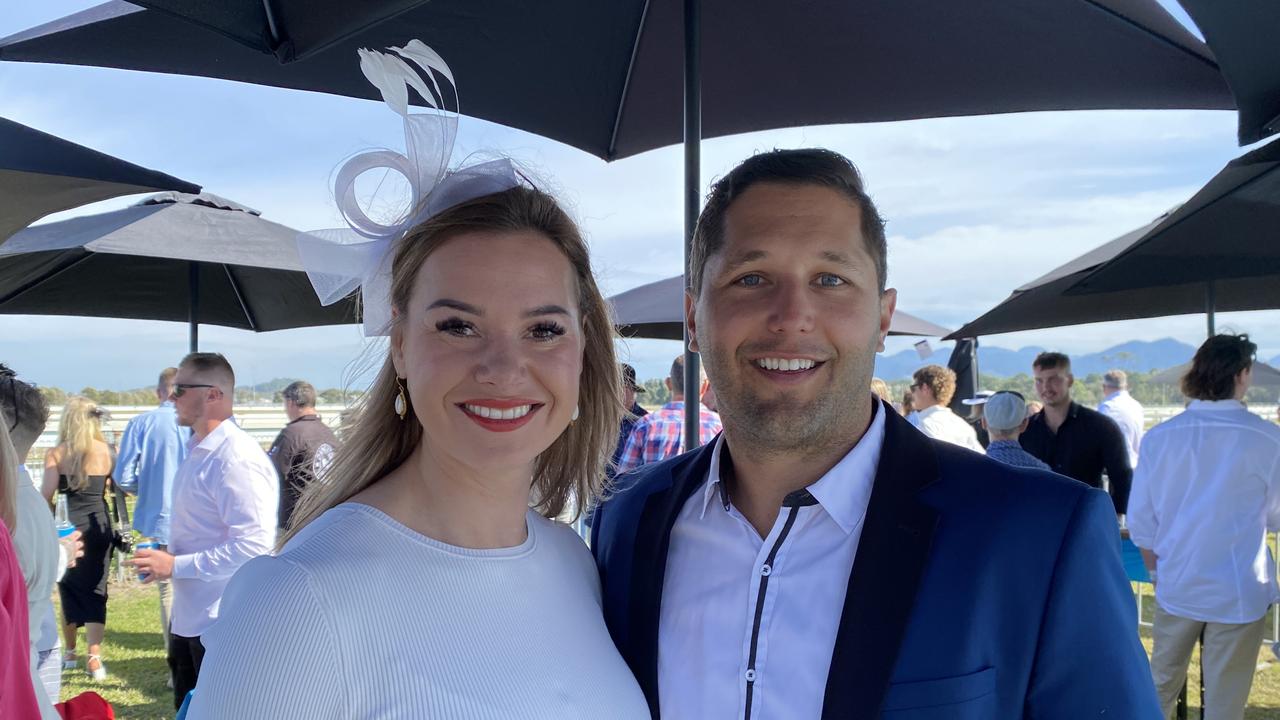 Woolgoolga locals at the Coffs Cup 2022. Picture: Matt Gazy