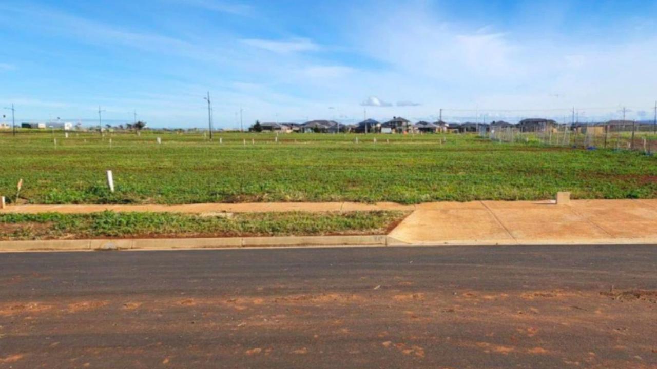 Some customers who paid deposits are left with an empty block of land. Picture: Supplied