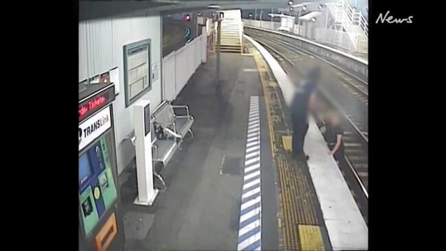 Queensland Rail releases video of commuters running in front of trains ...