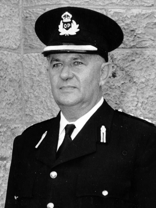 Queensland police commissioner Frank Bischof.