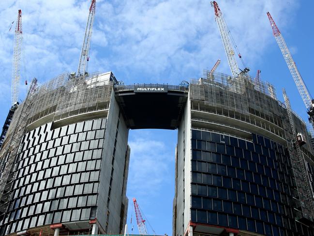 The Queens Wharf development which will also house the new Star Casino. Picture: David Clark