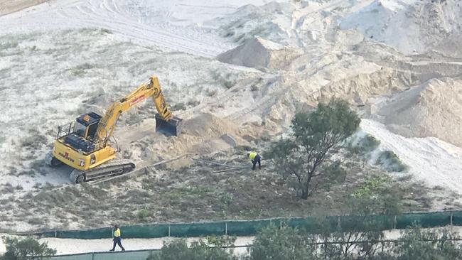 Work on the dunes which has fired up southern Coast residents.