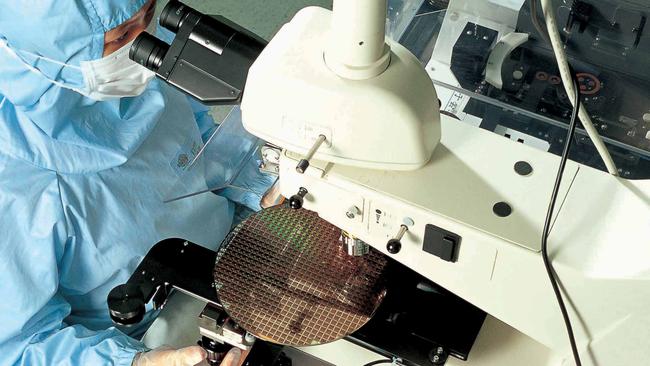 Wafers are produced at TSMC's foundry in Taiwan. Source: Taiwan Semiconductor Manufacturing Co., Ltd