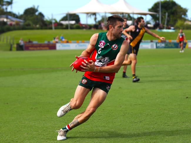 South Cairns Cutters v North Cairns Tigers at Cazalys Stadium. Qualifying Final. AFL Cairns 2024. Photo: Gyan-Reece Rocha