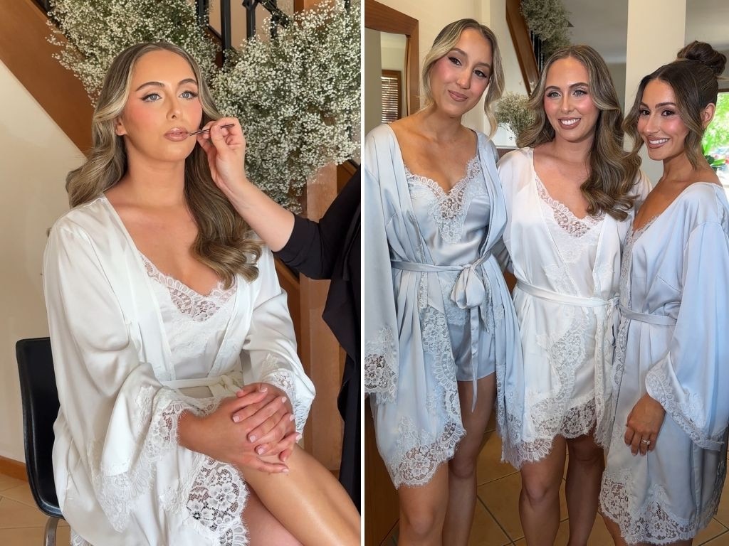 My bridesmaids and I felt incredible in our wedding-ready Homebodii outfits.