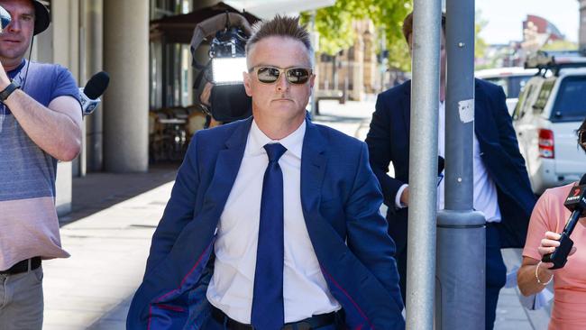 Andrew McGavigan leaves court after an earlier hearing. Picture: NCA NewsWire / Brenton Edwards