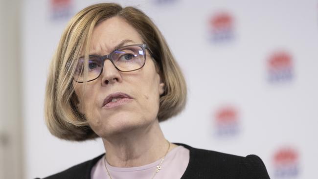 NSW Chief Health Officer Kerry Chant in Sydney on Monday. Picture: Getty Images.