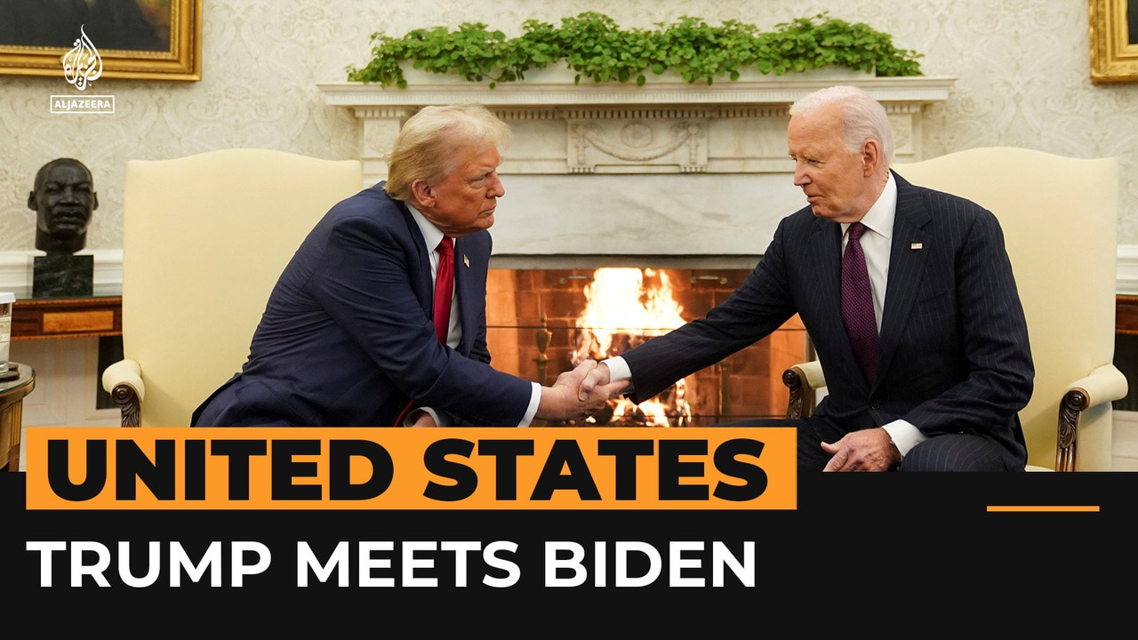 Trump meets Biden at the White House