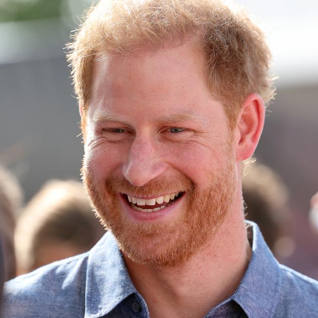 The Harry we are seeing at Invictus is a man who can only escape the grind of work and keeping his various commercial paymasters for part of his life. Picture: Chris Jackson/Getty Images for the Invictus Games Foundation