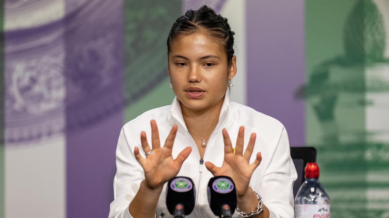 Emma Raducanu is going to be feeling the heat at Wimbledon. Photo by AELTC/Joe Toth - Pool/Getty Images.