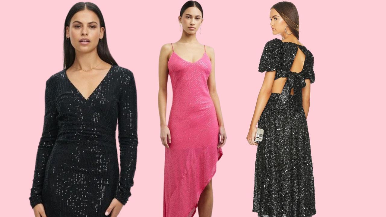 Pink Sequin Dresses, Sparkly Dresses, Glitter Dresses - Hello Molly US