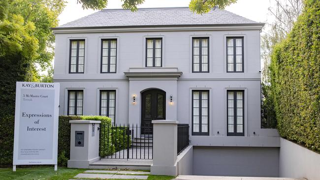 George Calombaris house up for sale in Toorak.