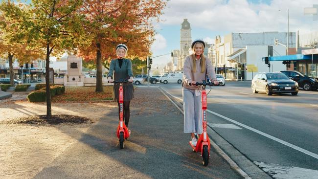 Neuron has launched an e-scooter safety campaign a week into the Ballarat trial.