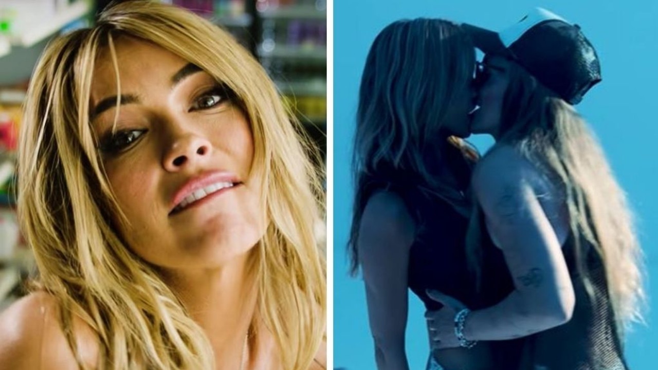G Flip and Chrishell Stause make out in film clip for new single Get Me Outta Here
