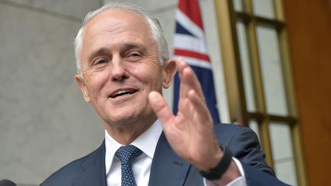 Malcolm Turnbull has become Tiberius on Twitter. Picture: AFP.