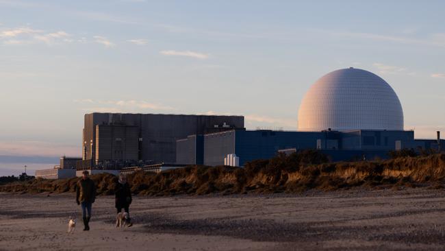 The Sizewell A and B nuclear power stations on the east coast of England. Picture: Bloomberg