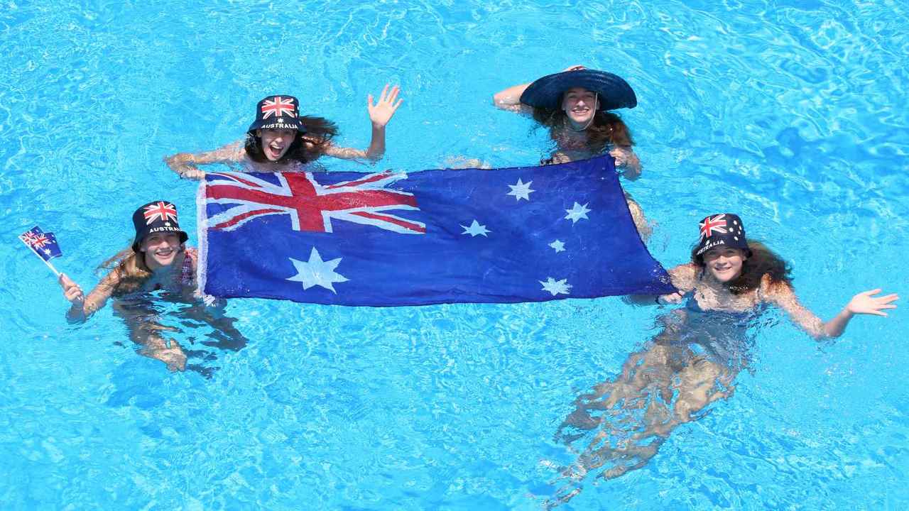 Hundreds Make A Splash At Gold Coast S Biggest Australia Day Pool Party