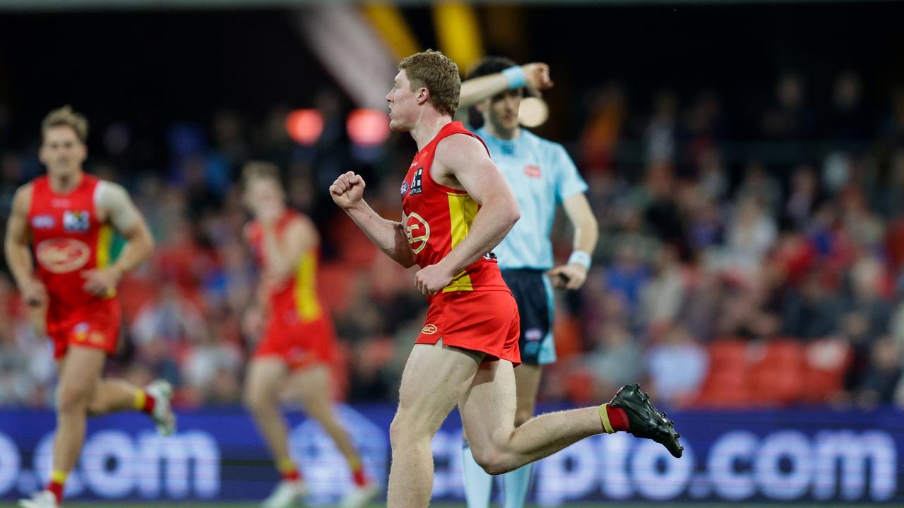 Matt Rowell and the Suns midfield were brilliant. Picture: Getty Images