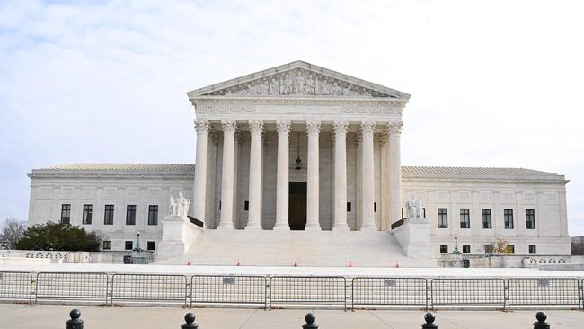 The building of the US Supreme Court in Washington, DC. Picture: AFP