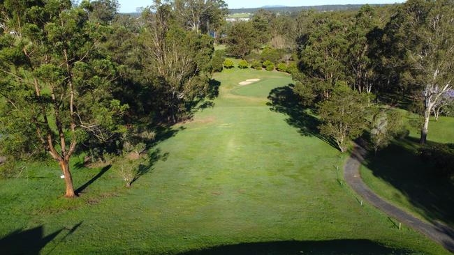 1st hole, Grafton Golf Club.