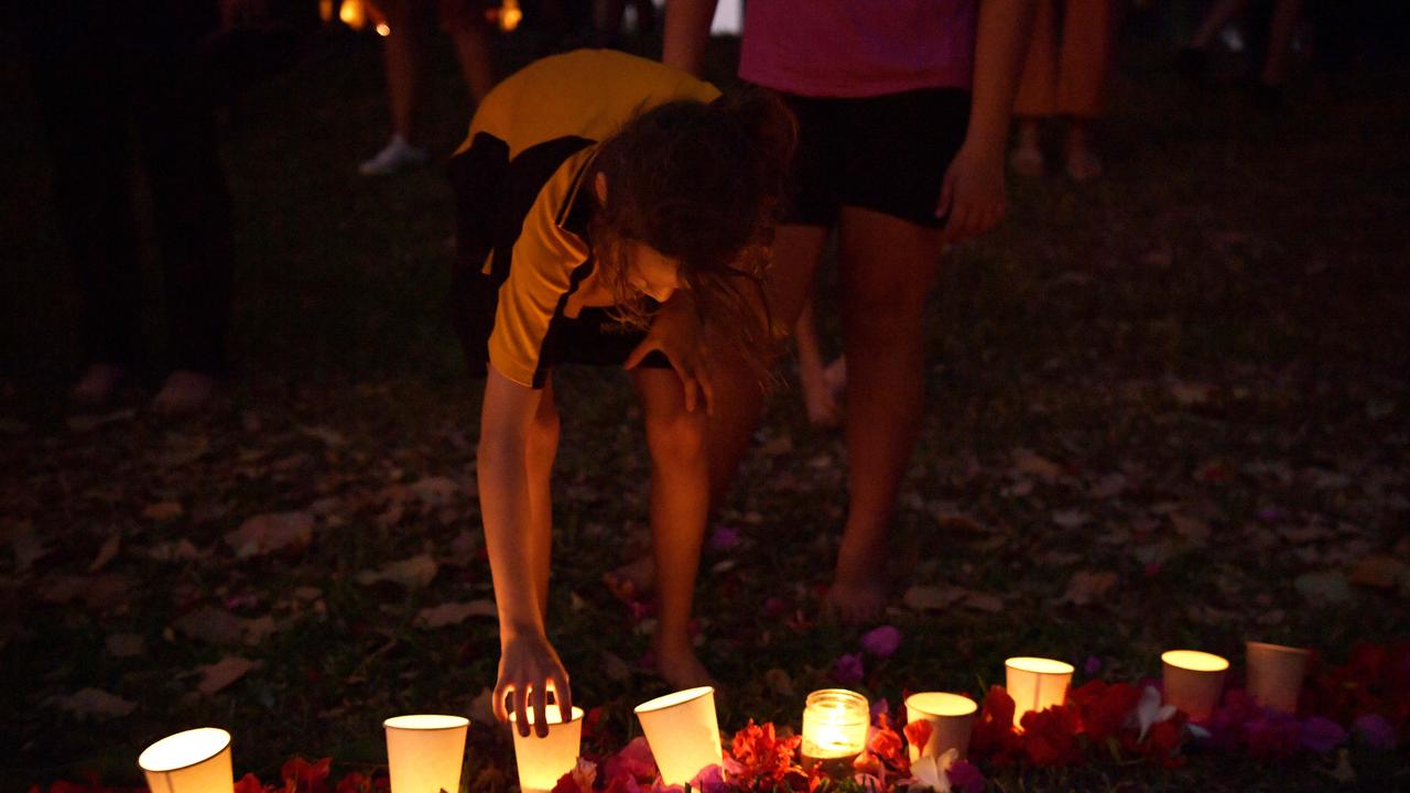 Protestors at the #JusticeforCassius vigil. Picture: (A)manda Parkinson