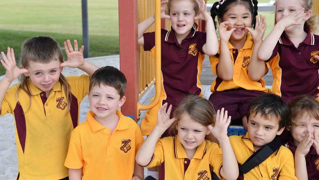 MY FIRST YEAR: Biggenden State School Preps. Picture: Patrick Woods.