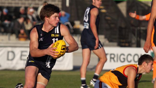 Adams has come a long way since his days at the Geelong Falcons.