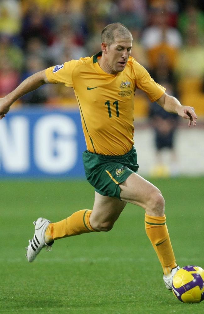 Scott Chipperfield played 68 games for the Socceroos over 12 years.