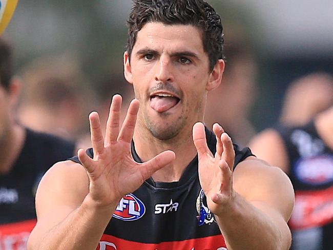 Collingwood training at Olympic Park. Scott Pendlebury Picture:Wayne Ludbey