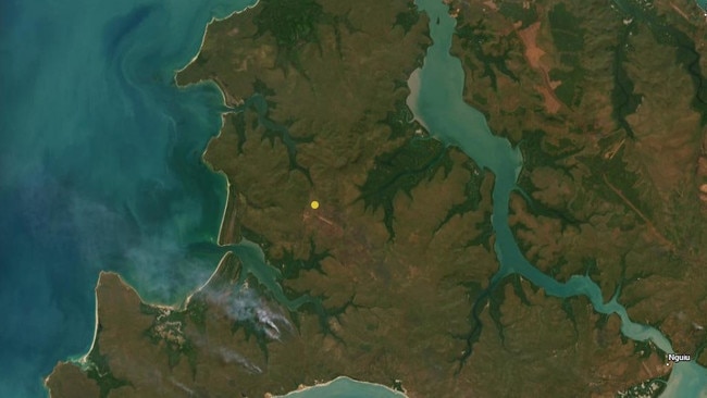 A 2.5 earthquake struck Bathurst Island in the Tiwi Islands on December 31, 2024. Picture: Geoscience Australia