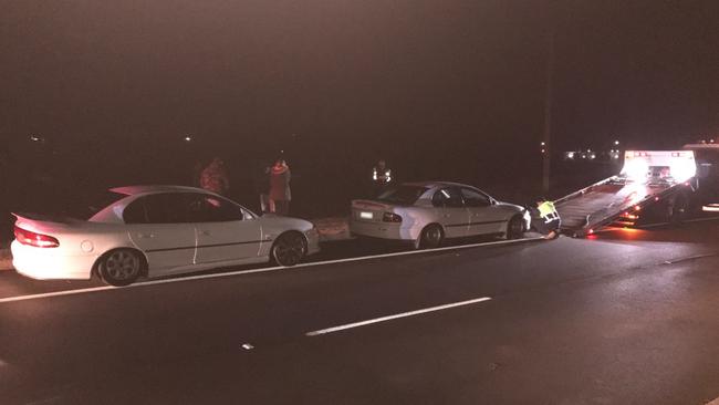 Vehicles seized by ACT Police after they were clocked exceeding the speed limit by 100km/h.