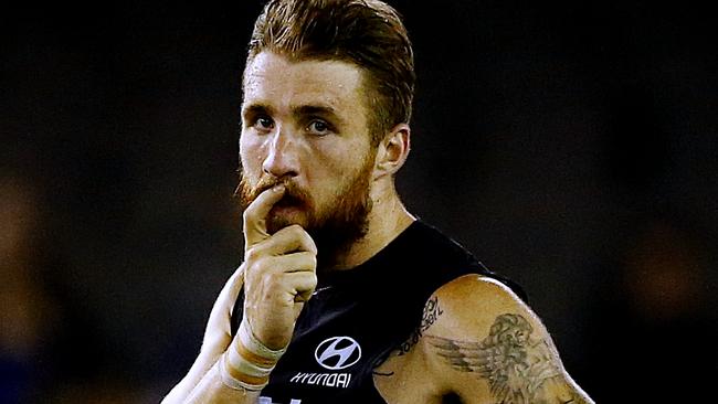 Carlton defender Zac Tuohy wants to get to Geelong. Picture: Wayne Ludbey