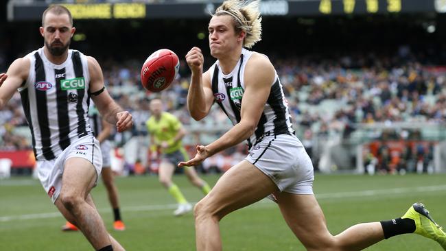 Will Darcy Moore be at Collingwood next year? Picture: Michael Klein