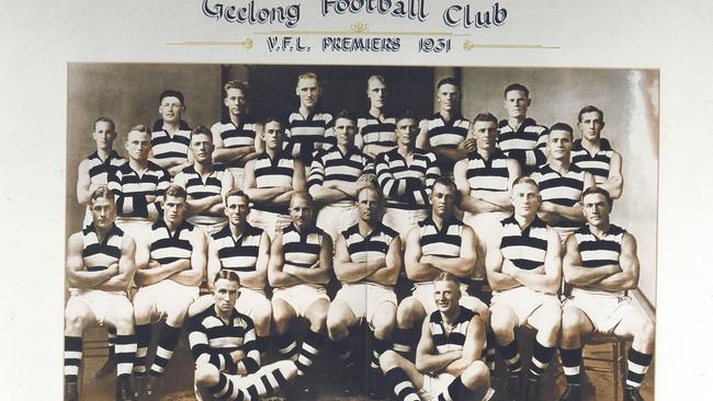 1931 Geelong Football Club. Picture: Bob Gartland Collection