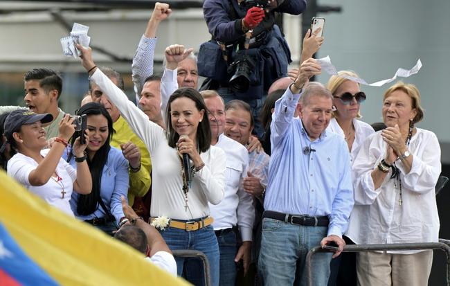 Venezuelan opposition leader Maria Corina Machado was blocked from standing in the presidential election, so ex-diplomat Edmundo Gonzalez Urrutia ran in her place