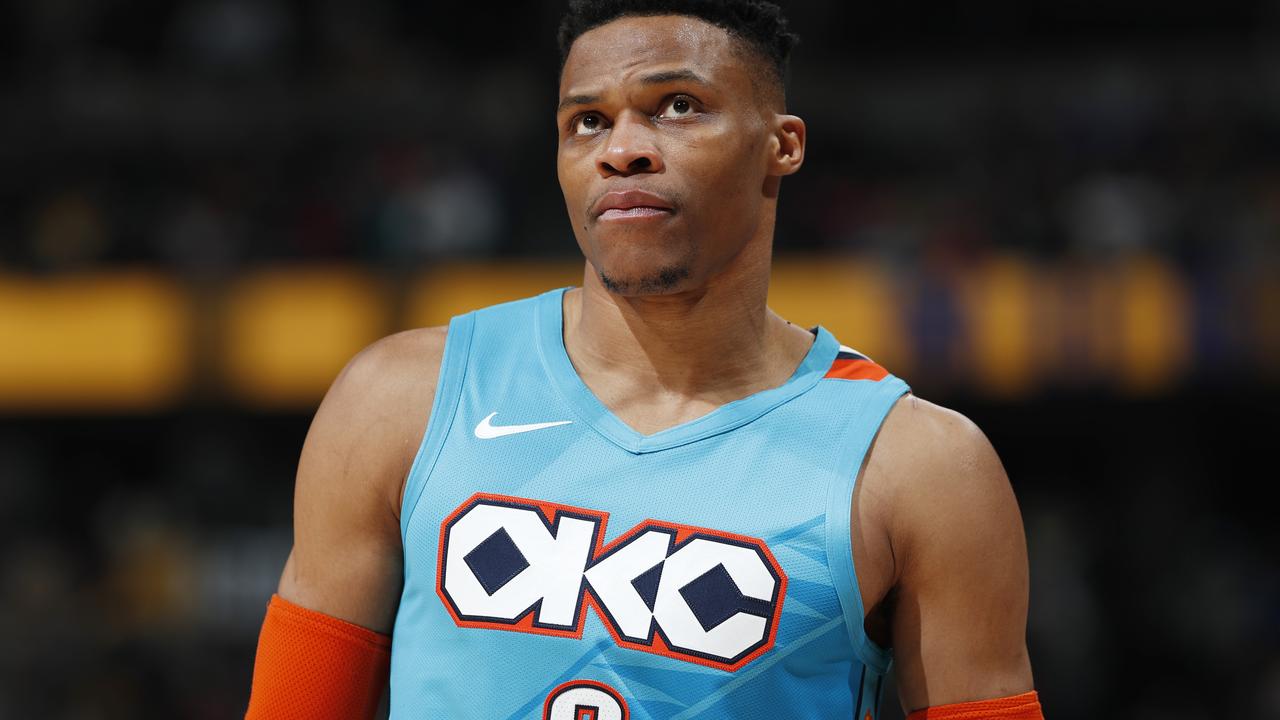 Watch- Russell Westbrook was heated at a fan before a game-winning