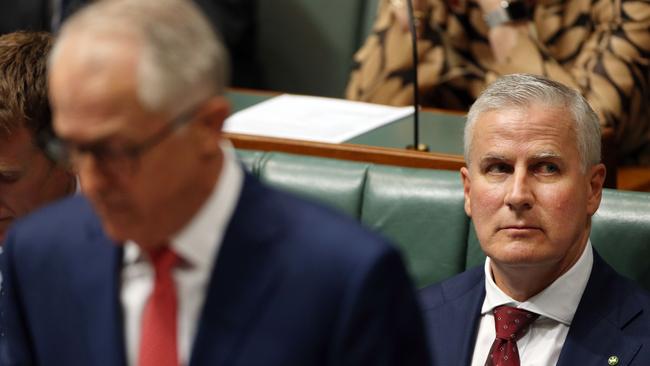 New Nationals leader Michael McCormack in question time yesterday. Picture: Gary Ramage