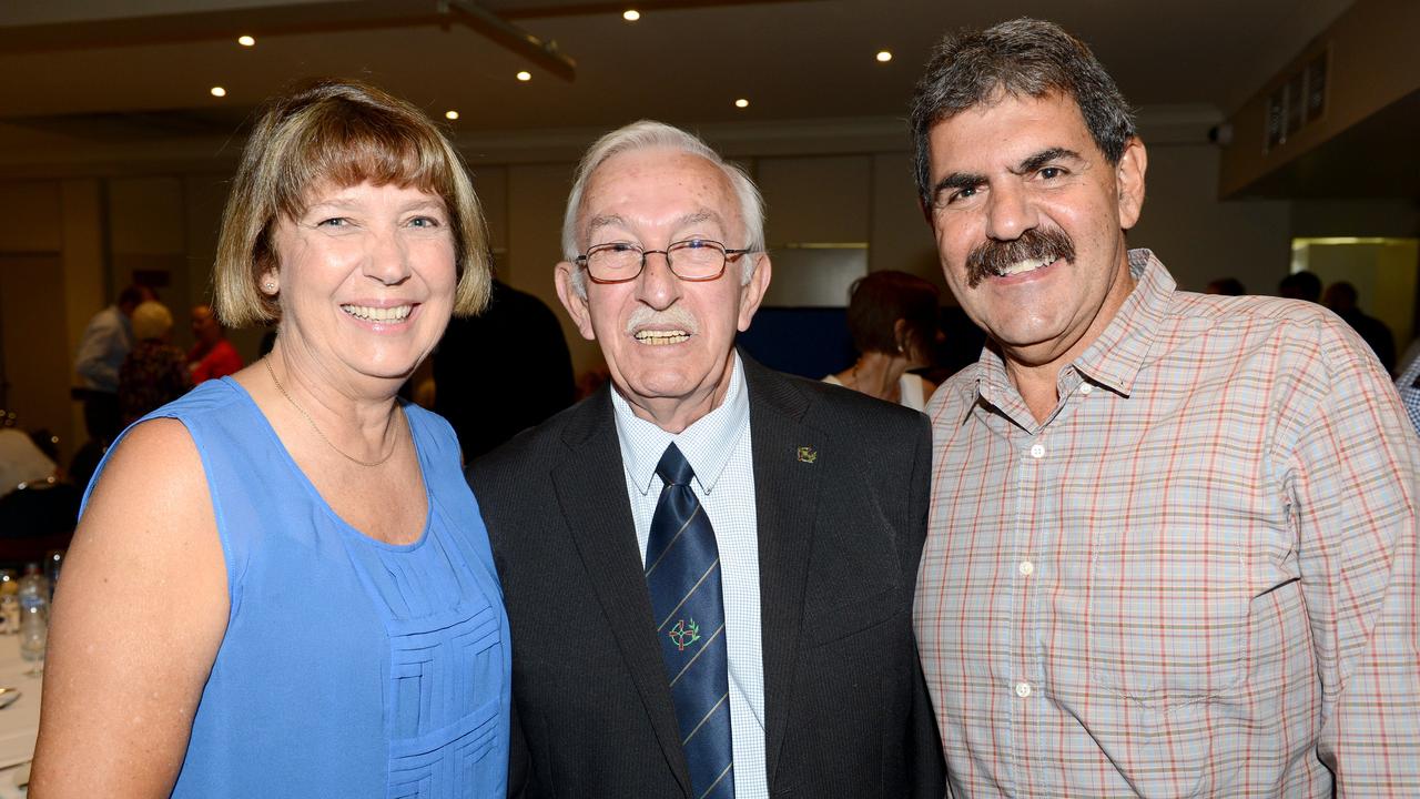 Leanne Betros, Brother Ted Magee, and Peter Betros at Brothers Leagues Club Ipswich in 2015. Picture: Kate Czerny / The Queensland Times
