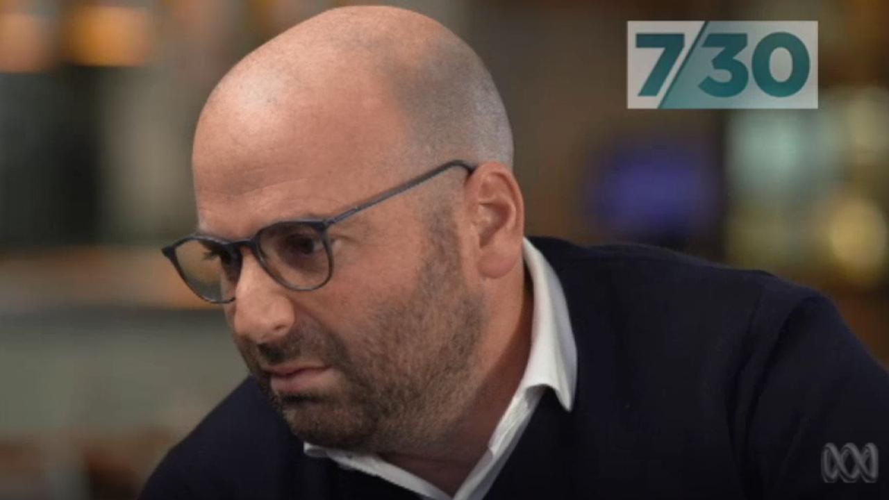 George Calombaris spoke about the underpayment scandal on 7.30 this week. Picture: ABC