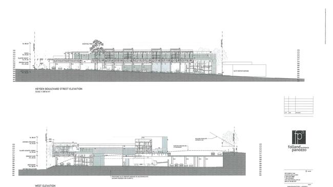 Architectural drawings of the new Mt Barker pub on Wellington Rd.